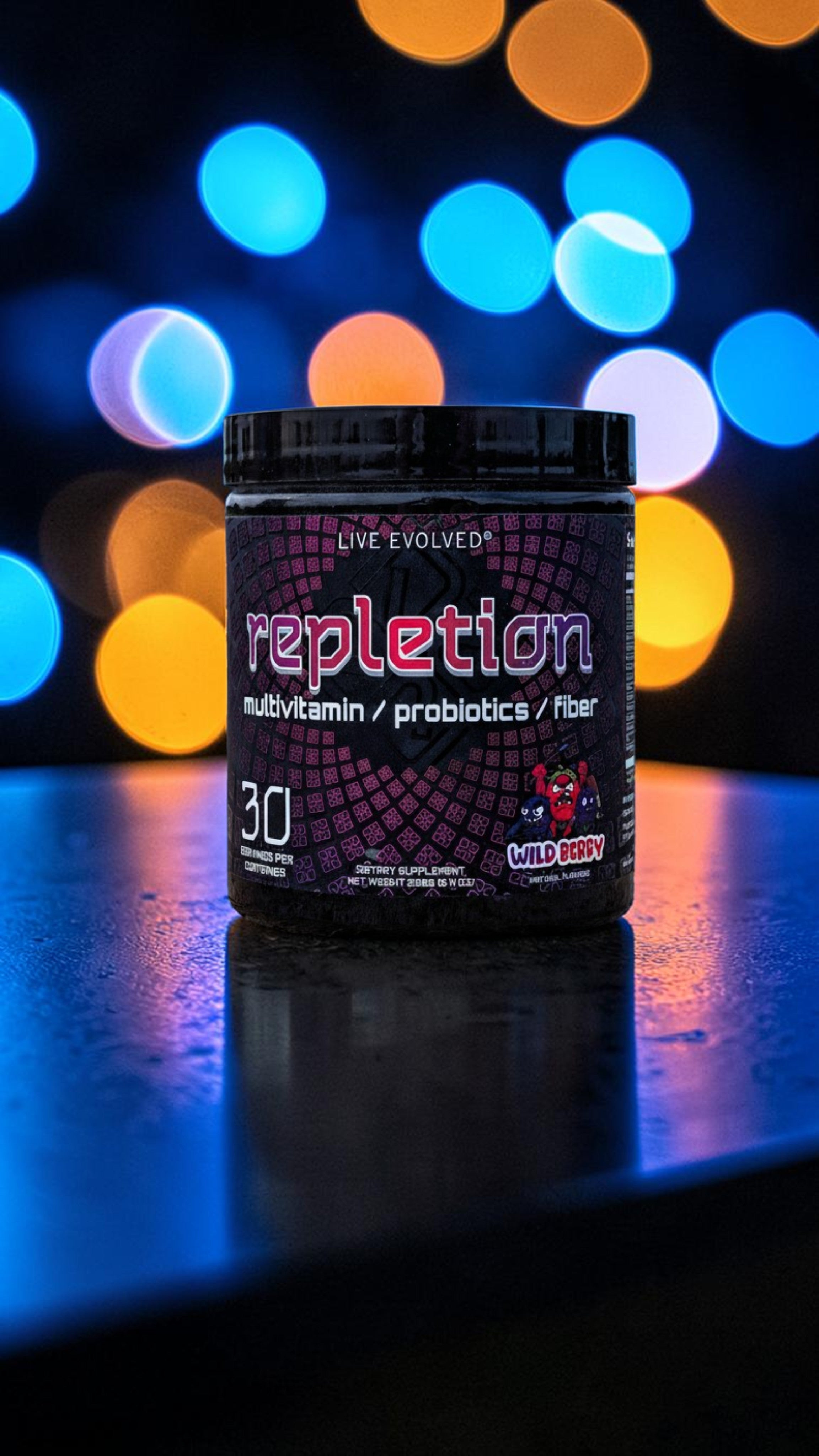 Repletion – Powdered Multivitamin, Probiotics, Fiber
