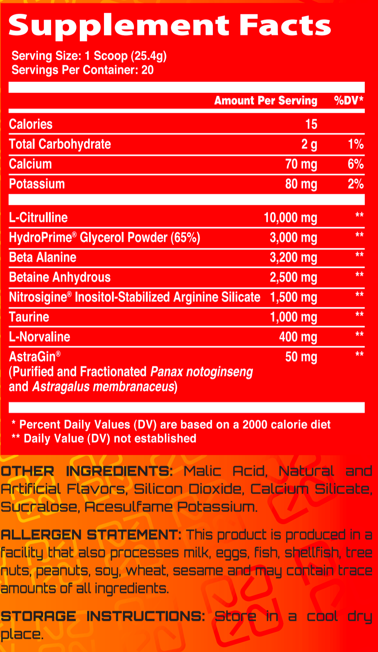 Vessel - Advanced Pump Catalyst, 10g Pure Citrulline, Nitrosigine, Caffeine Free, Norvaline