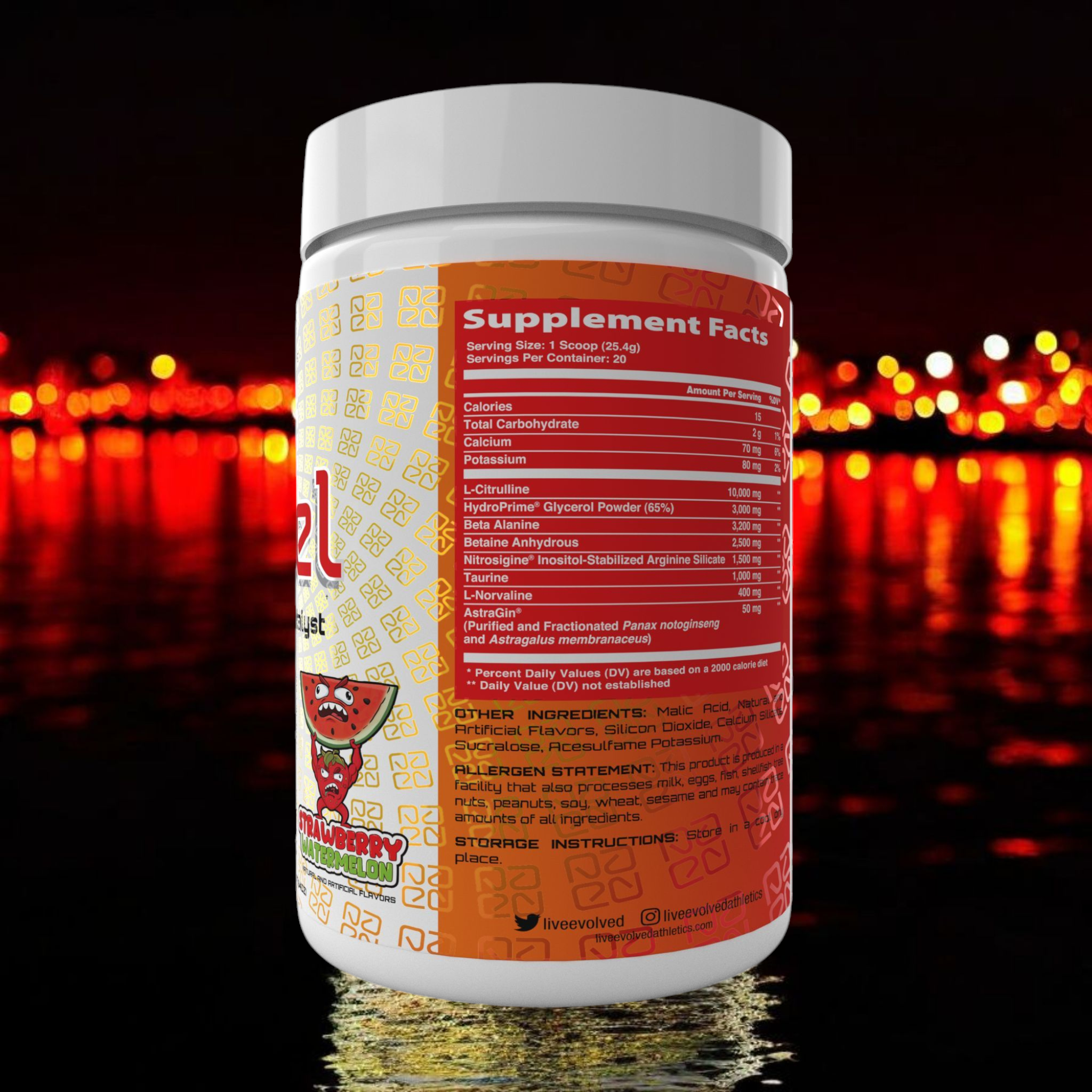 Vessel - Advanced Pump Catalyst, 10g Pure Citrulline, Nitrosigine, Caffeine Free, Norvaline