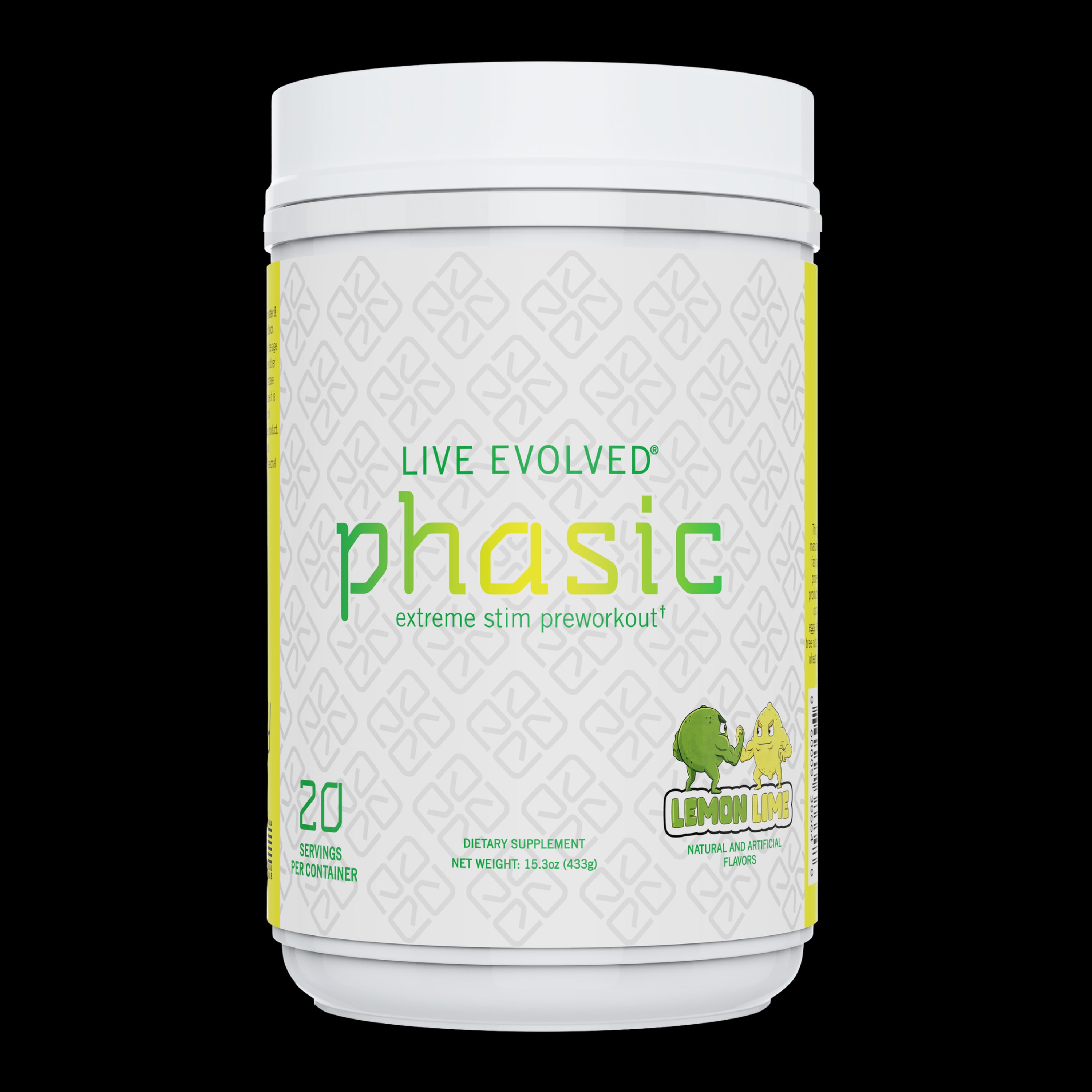 Phasic - Extreme High Stimulant Preworkout DMAE, Eria Jarensis, 475mg Caffeine, 6mg Yohimbine.  FREE SHIPPING
