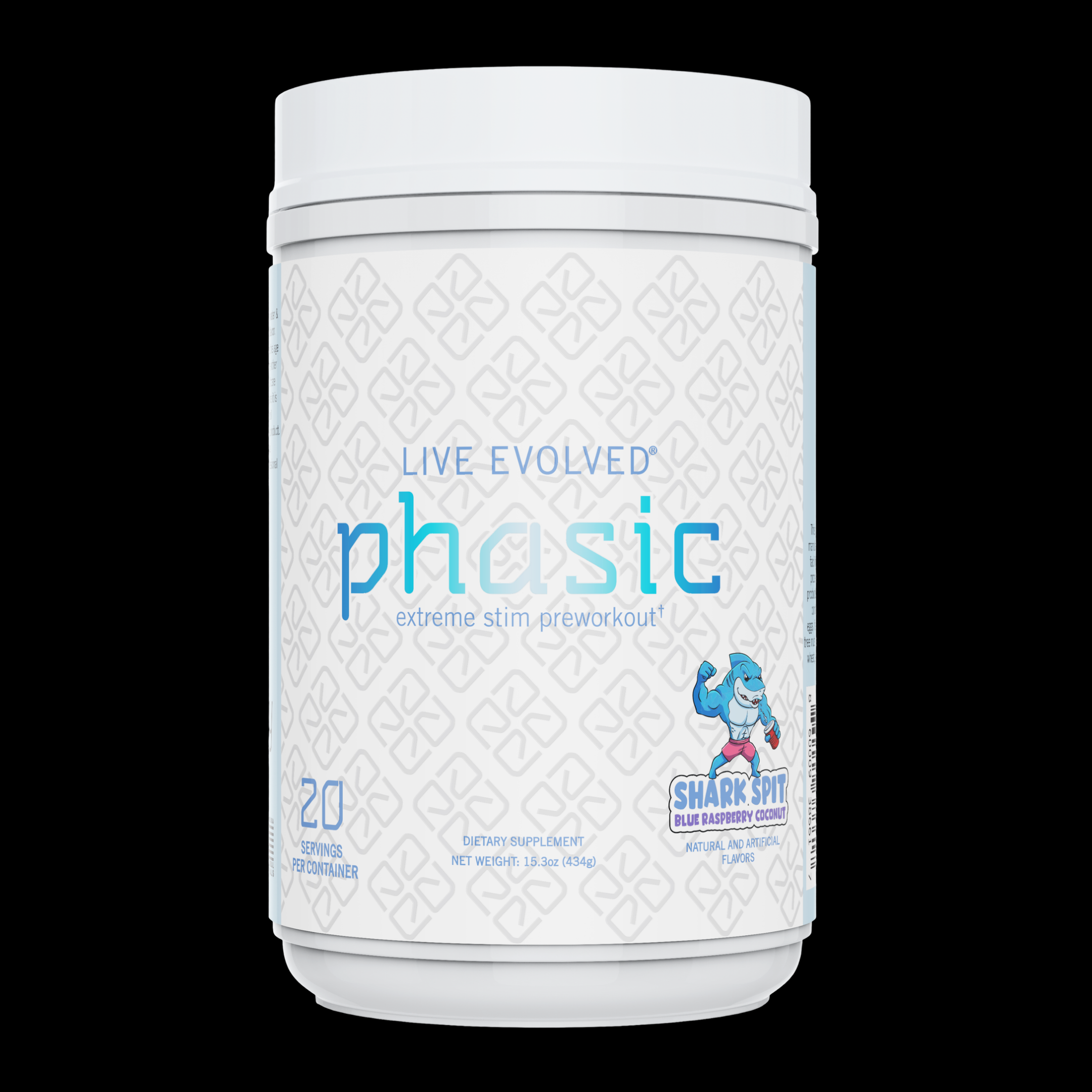 Phasic - Extreme High Stimulant Preworkout DMAE, Eria Jarensis, 475mg Caffeine, 6mg Yohimbine.  FREE SHIPPING