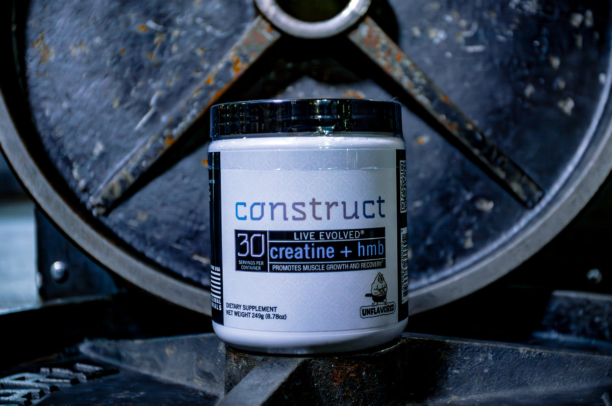 Construct Powder Construct - 5g Creatine & 3g HMB powder 30 servings – Live Evolved
