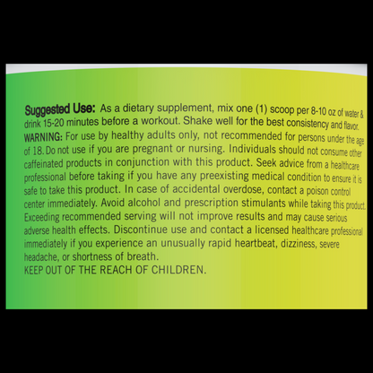 Phasic - Extreme High Stimulant Preworkout DMAE, Eria Jarensis, 475mg Caffeine, 6mg Yohimbine.  FREE SHIPPING
