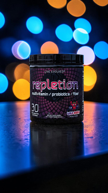 Repletion – Powdered Multivitamin, Probiotics, Fiber