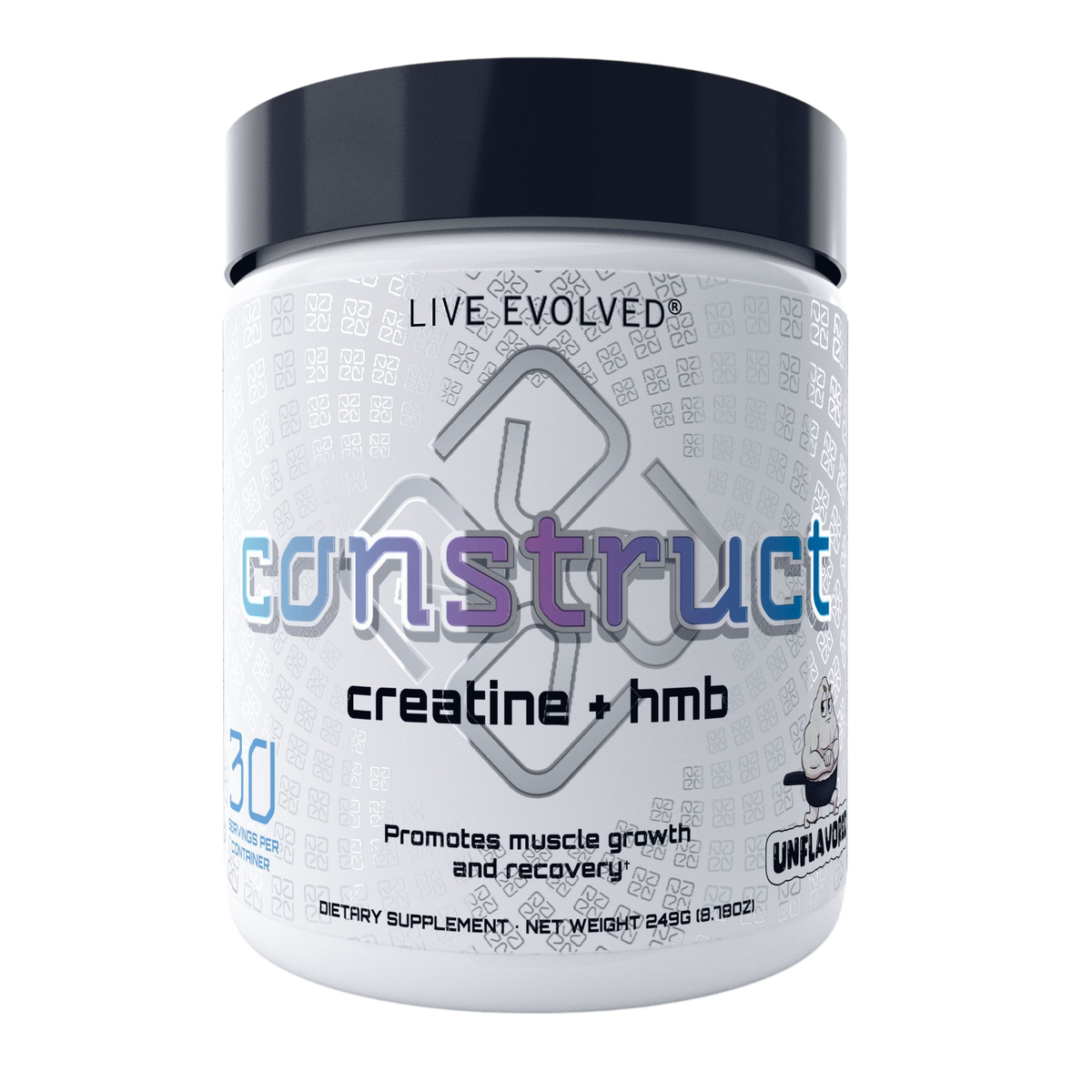 Construct Powder Construct - 5g Creatine & 3g HMB powder 30 servings – Live Evolved